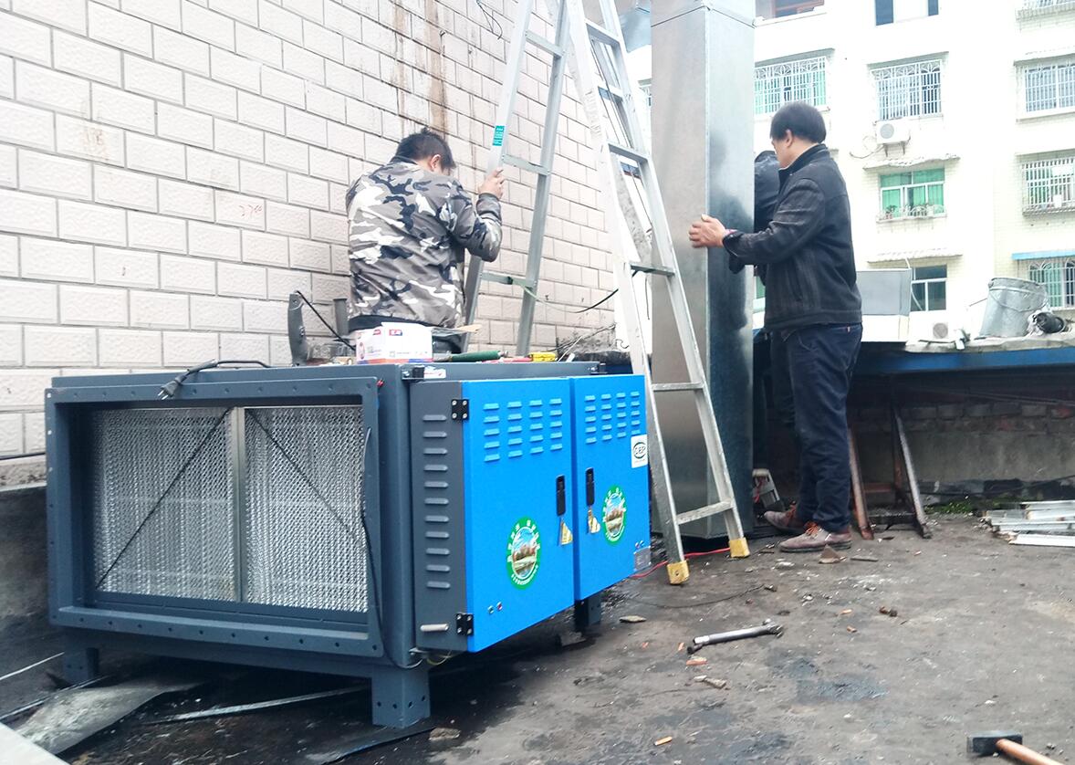 機關食堂油煙治理&mdash;&mdash;某就業(yè)局食堂